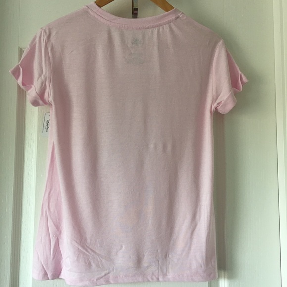 Disney Tee Shirt Mickey Mouse Pink Sequins Small - Picture 3 of 6